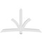 Ekena Millwork Davenport Architectural Grade PVC Gable Bracket, 96"W x 56"H x 6"D x 6"F, 14/12 Pitch GBP096X56X0606DAV00 - alternate 3